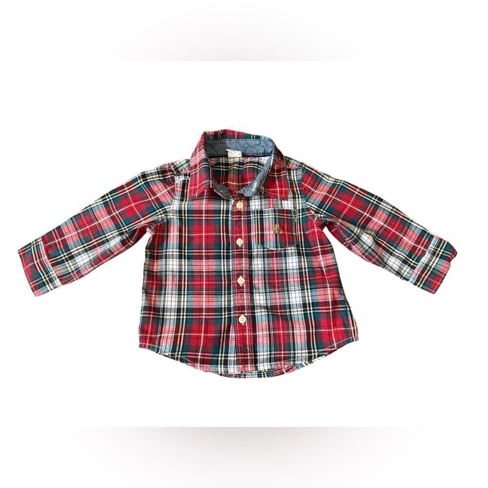 GAP Kids Plaid Button Down Shirt